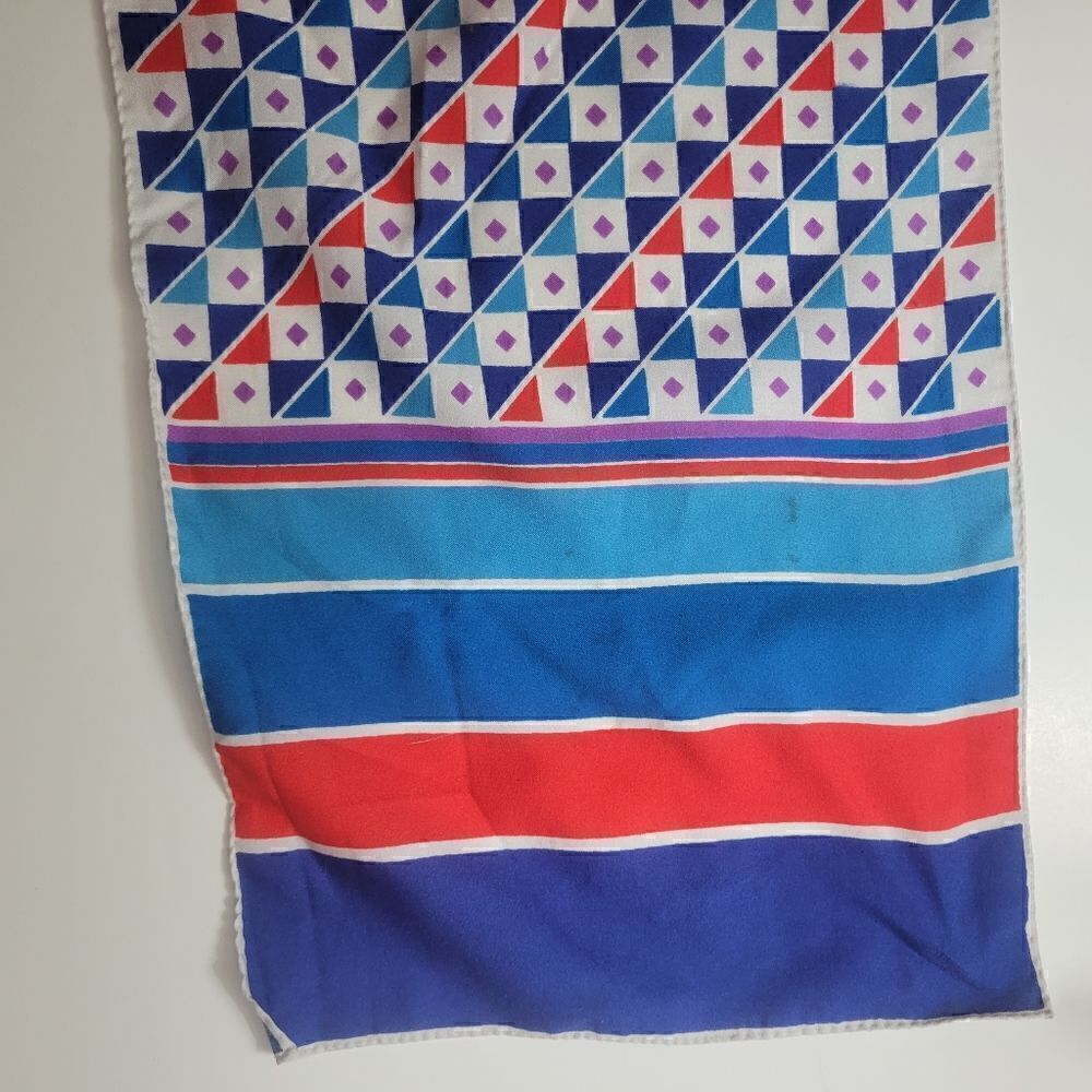 Retro Rectangular Oblong Neck Scarf - Picture 5 of 9
